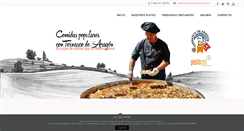 Desktop Screenshot of calderetasdepastores.com